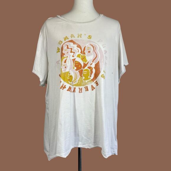 ModCloth x Dazey LA Tees A Woman’s Place is Everywhere Organic Cotton Tee 4XL - Picture 9 of 9
